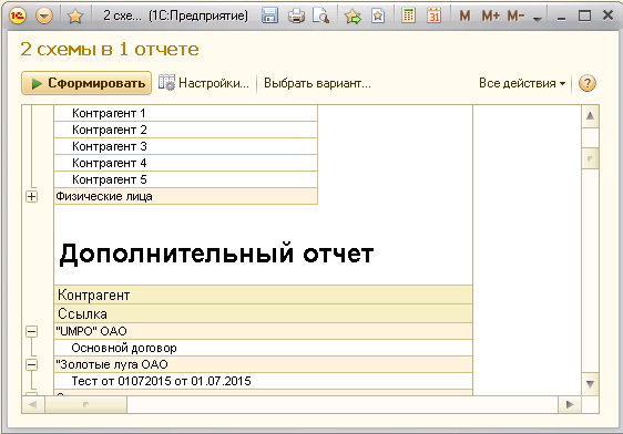 Профессия - 1С » Схема компоновки данных и компоновщик настроек